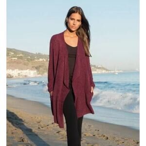 Barefoot Dreams Cozychic Lite Island Wrap Burgundy